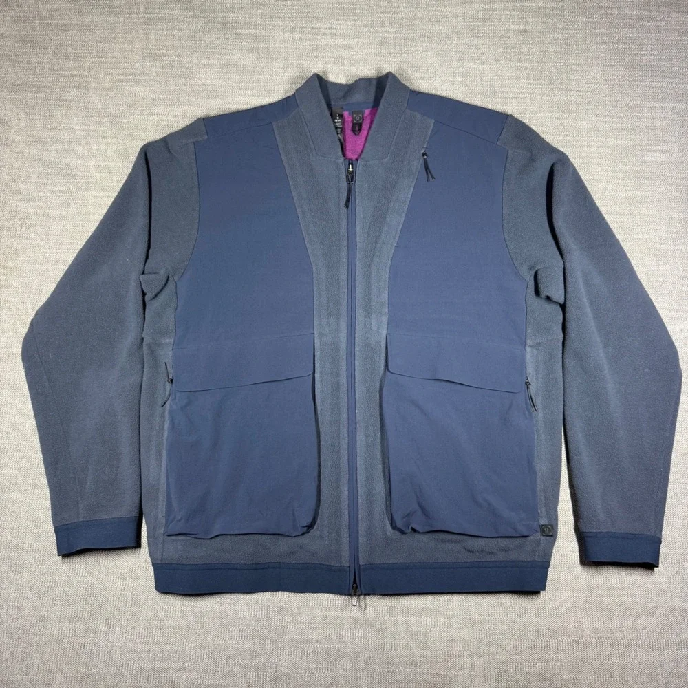 Lululemon Lab Siffra Hybrid Bomber Jacket Merino Wool Blend M4A21S Mens Large